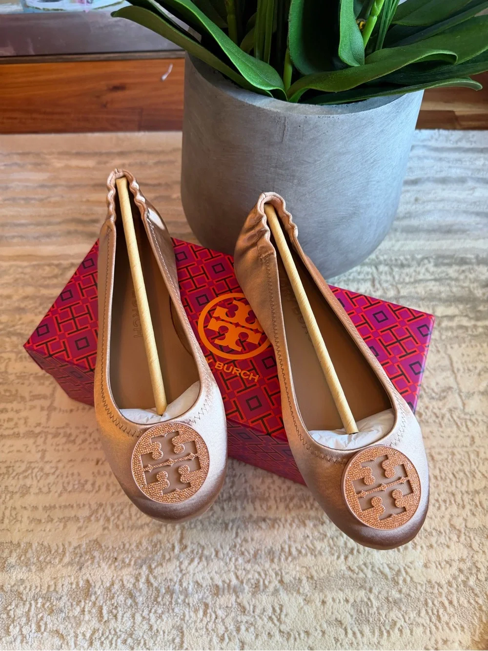 Tory Burch Minnie Travel Ballet Flats